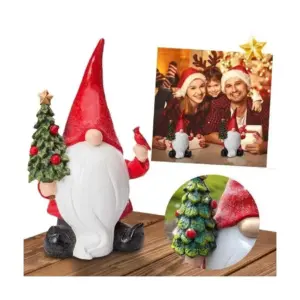 Festive Resin Christmas Garden Gnome 10 Sb043696b960c4875a9345d9425a23691O