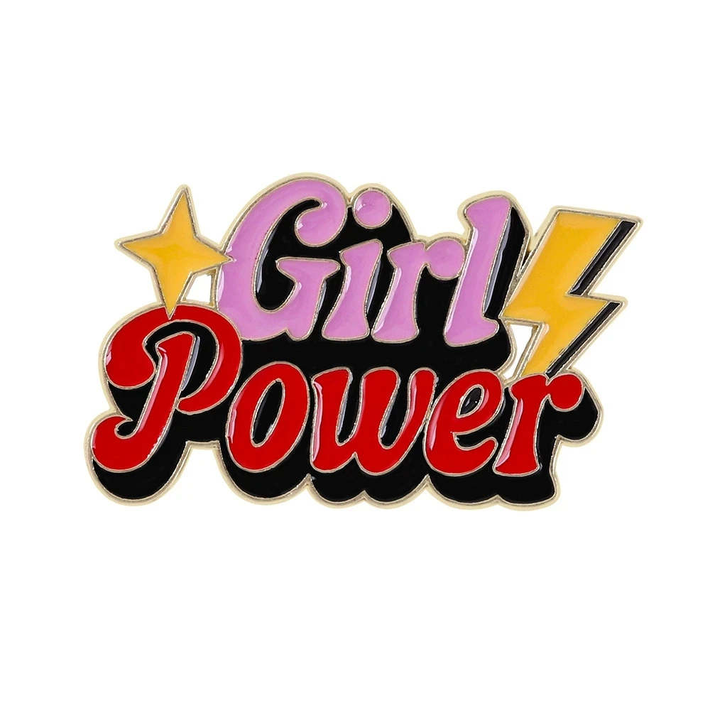 Girl Power Metal Badge for Fashion Enthusiasts 10 Girl Power Metal Badge for Fashion Enthusiasts - Image 10