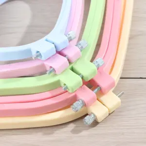 Colorful Modern Plastic Embroidery Hoops Set 11 Sb058dd52f6a84cb7898d822ed7badee22