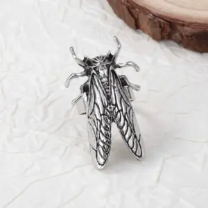 Bold Insect-Themed Adjustable Ring 17 Sb06b76f649c444b9a1ab2d2f6109e64cc