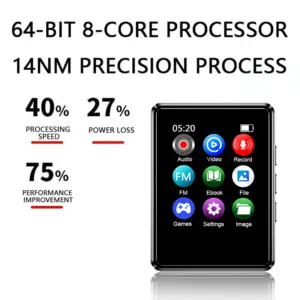 Portable MP3 Player with 128GB Support 12 Sb0d319b4ae0e42fe8114cd1c9a654f5aC