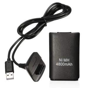 Xbox 360 Rechargeable Battery Kit with 4800mAh 9 Sb0de7a06cd83443ab354c9baff05530ds