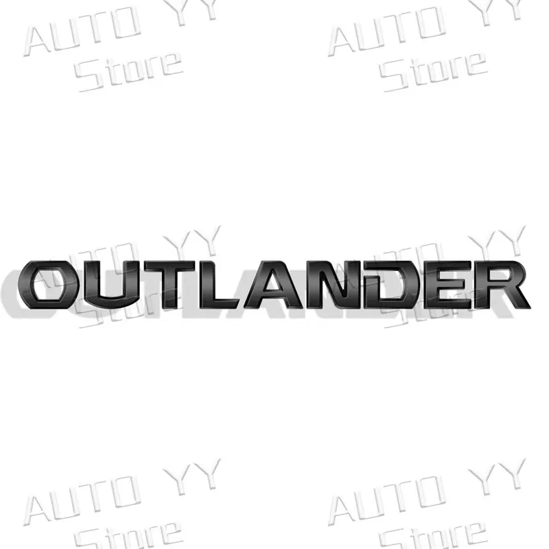 OUTLANDER 3D Metallic Car Decal for Mitsubishi 7 OUTLANDER 3D Metallic Car Decal for Mitsubishi - Image 7
