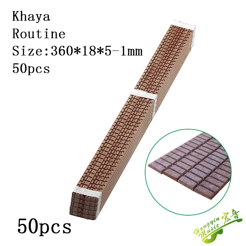 High-Quality 50 African Mahogany Guitar Binding Strips 7 High-Quality 50 African Mahogany Guitar Binding Strips - Image 7