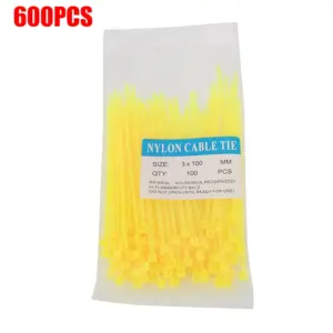 Premium Nylon Cable Ties Set 100mm, Assorted Colors 17 Sb112ca080679456bbf8e046557b3de7eq