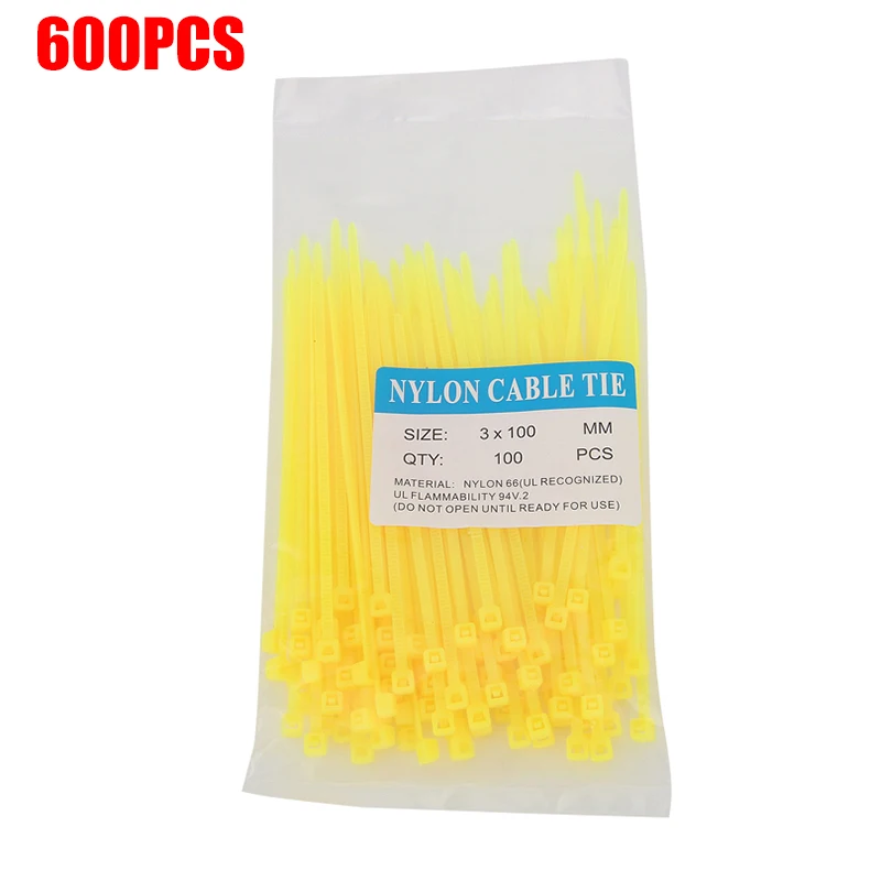 Premium Nylon Cable Ties Set 100mm, Assorted Colors 8 Premium Nylon Cable Ties Set 100mm, Assorted Colors - Image 8