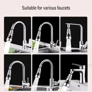 Universal Kitchen Faucet Extender with 360° Rotation 15 Sb11cac5fcfed4bbfa62c912535ec641eT