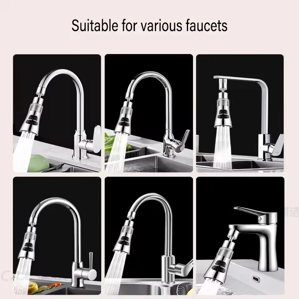 Universal Kitchen Faucet Extender with 360° Rotation 6 Universal Kitchen Faucet Extender with 360° Rotation - Image 6