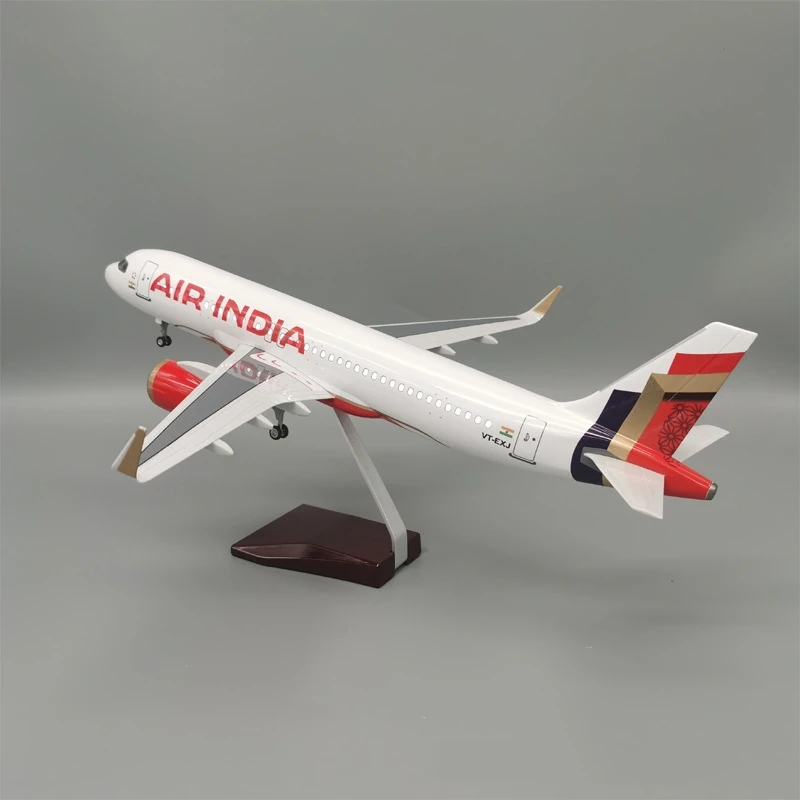 Air India A320 Neo Scale Model 47cm with LED Options 3 Air India A320 Neo Scale Model 47cm with LED Options - Image 3