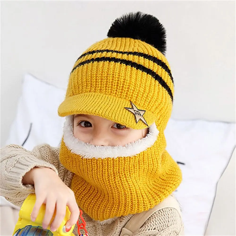 Kids Winter Beanie Hat with Cartoon Embellishment 10 Kids Winter Beanie Hat with Cartoon Embellishment - Image 10
