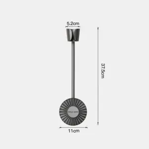 Wall-Mounted Metal Bathroom Shelf in Gray 11 Sb1bf79e306be47ee99d506afbe2f5e65P