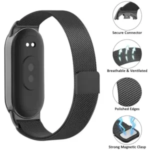 Stainless Steel Milanese Loop for Xiaomi Mi Band 8 13 Sb1c8245e798c48c38990ed44fdf5df9dB