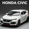 White 1:32 Honda Civic Type-R Diecast Model