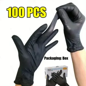 Black Nitrile Disposable Gloves 70-100g Pack 17 Sb1f99290efff46e3a4ef5583408068aap 4