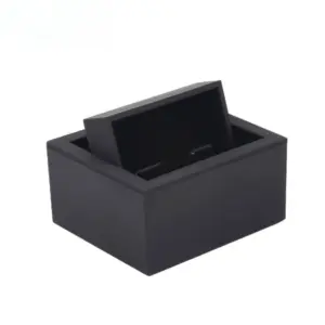 High-End Clamshell Cufflink Storage Box