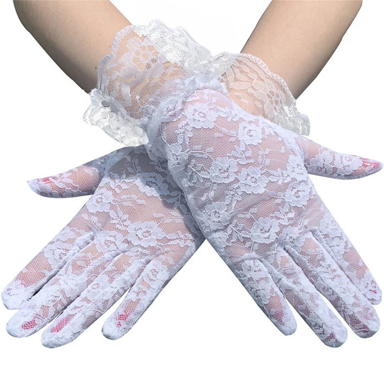 Elegant Lace Gloves Set in Six Colors 7 Elegant Lace Gloves Set in Six Colors - Image 7