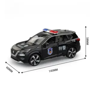 1:32 Diecast Police Car Model for Collectors 16 Sb229bb81b8cd46fdb724af8459c433fcT