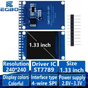 Baishundianzi 1.33-Inch TFT LCD Display
