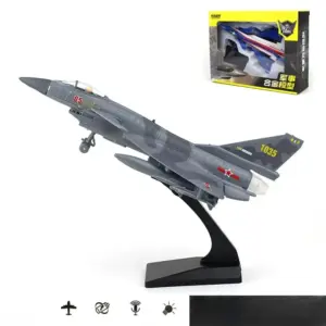 Diecast J-10 Fighter Jet Model in Blue or Gray 19 Sb2621d6857674fcfbff98ca004d099526