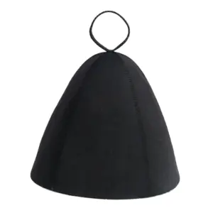 Black Felt Sauna Hat 25x23cm 7 Sb27b93146b9b46b682d00450e8461b7aQ