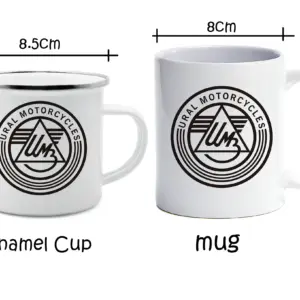 Ural Motorcycle Enamel Mug 300ml Black Logo 4 Sb29d4d8d27e14b4090f251099c002b1bm