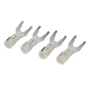 Premium 8-Pack Silver-Plated Brass Y Spade Connectors 8 Sb2b77b38b34247d3a294f5a7c00de9ddD