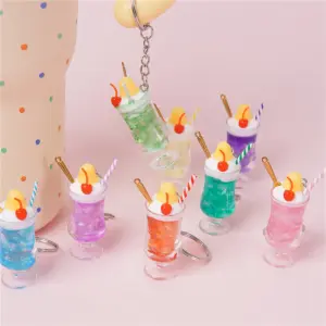 Creative Cherry Ice Cream Cup Keychain in Colors 13 Sb2f6cca1863344c5ab1382ed90655b2fj