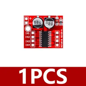 Red DC Motor Driver Module with Dual H-Bridge 15 Sb2fc3e3617bc4ad6a31b87f4010b148c6