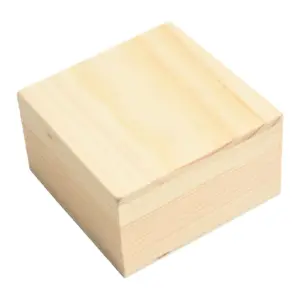 Light Wood Jewelry Box for Keepsakes