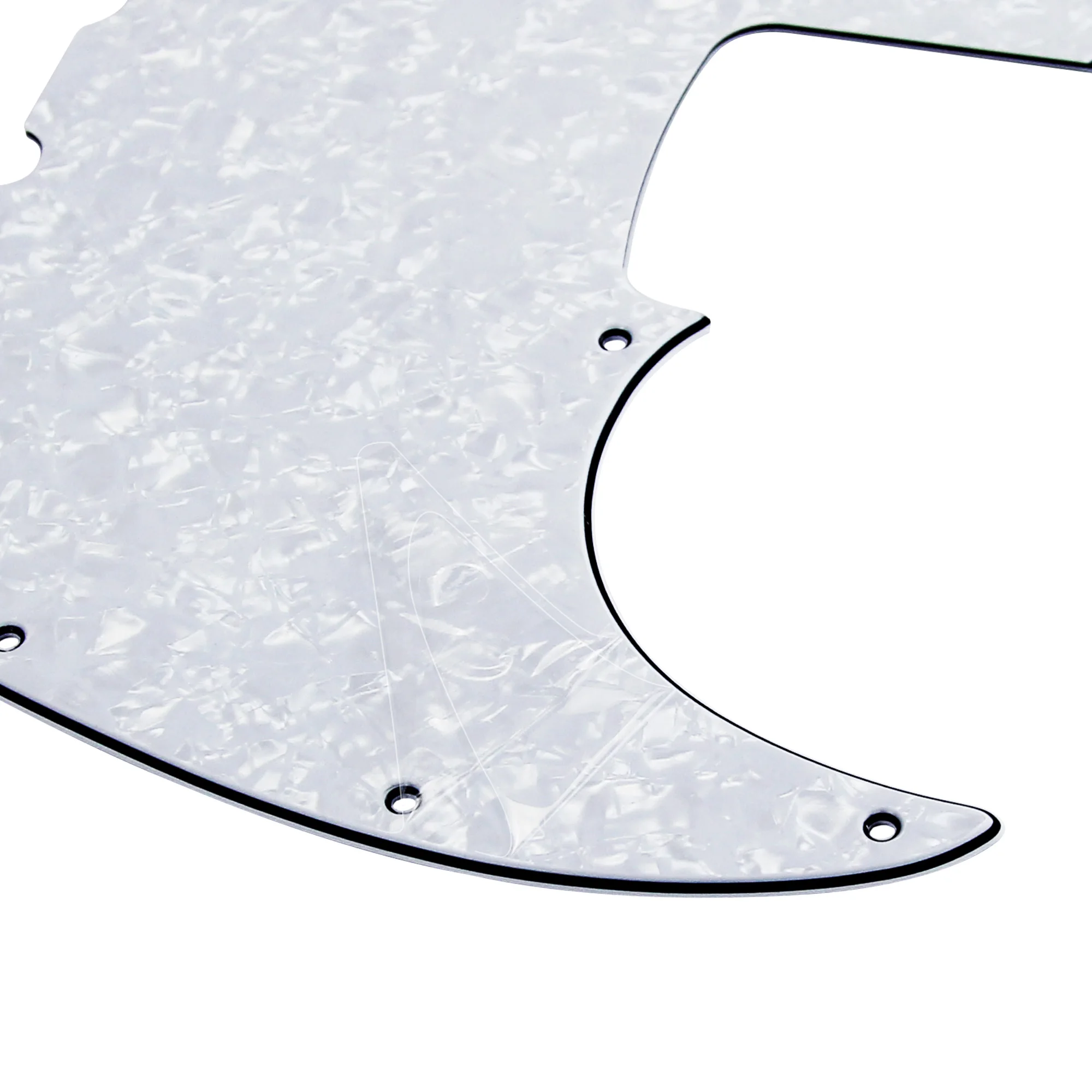 White Pearl 4-Ply J-Bass Pickguard for USA/Mexico 5 White Pearl 4-Ply J-Bass Pickguard for USA/Mexico - Image 5