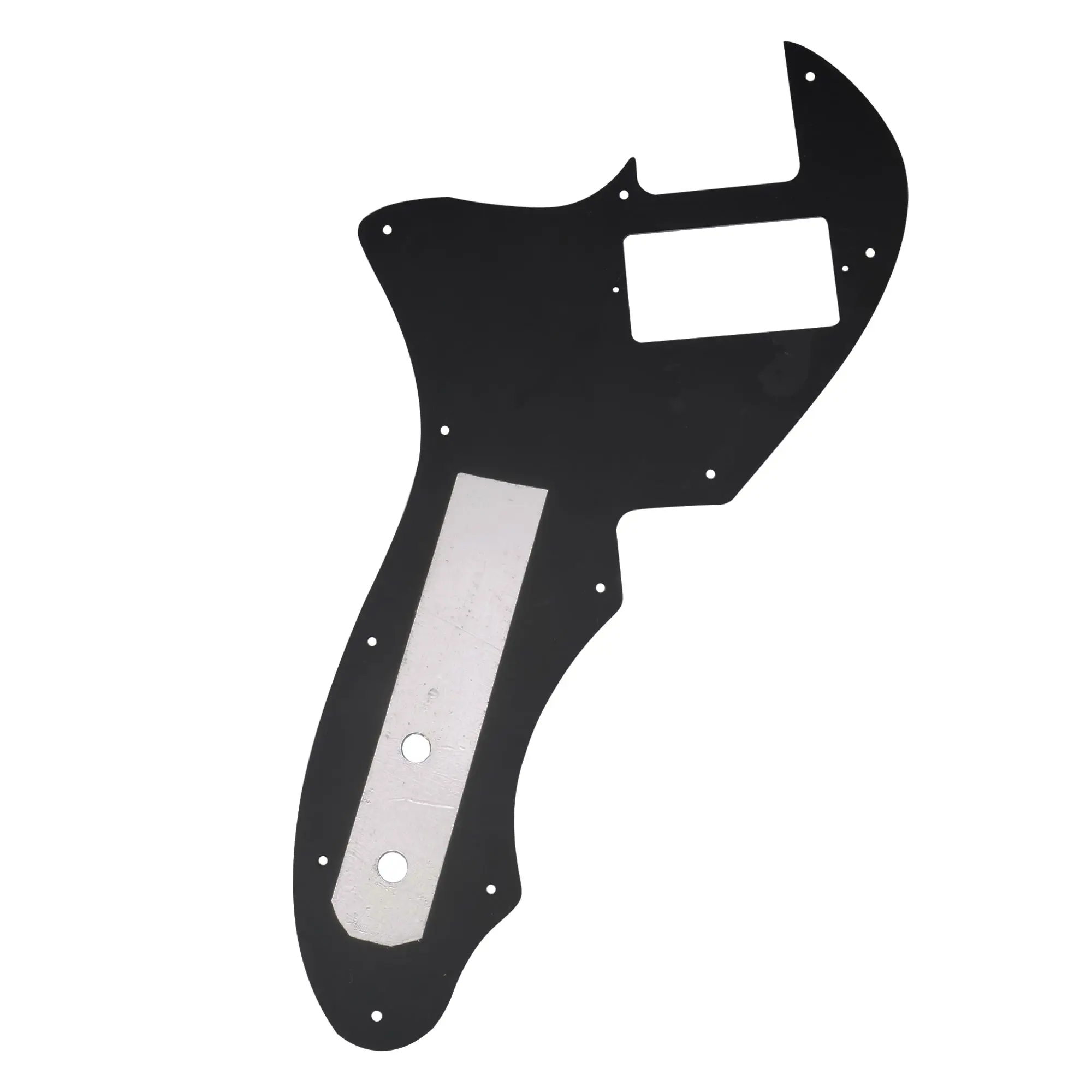 Black Les Paul Style Guitar Pickguard with Shielding 3 Black Les Paul Style Guitar Pickguard with Shielding - Image 3