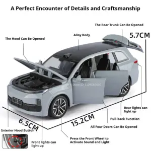1:32 Scale Diecast Car Model with Lights 10 Sb31627d7a4684e81acfe1e8f27a16f7cH