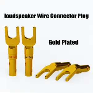 Gold-Plated Speaker Spade Connectors Set of 4 or 8 9 Sb31a7703ad6e4678ad44a33a96ccfe92G