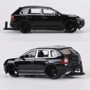 1:64 Scale Diecast Porsche Cayenne with Alloy Trailer 11 Sb31b7b9f2f76442e82fd4ecf70a2335ce