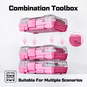 Pink Transparent Impact Screwdriver Bits Set 9 Sb368bdff1846445899dcb7233a2b1c7fm
