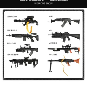 8-Model Firearm Display Set for Collectors 11 Sb37e6d5546af438abdcf079e9a5a2a87D