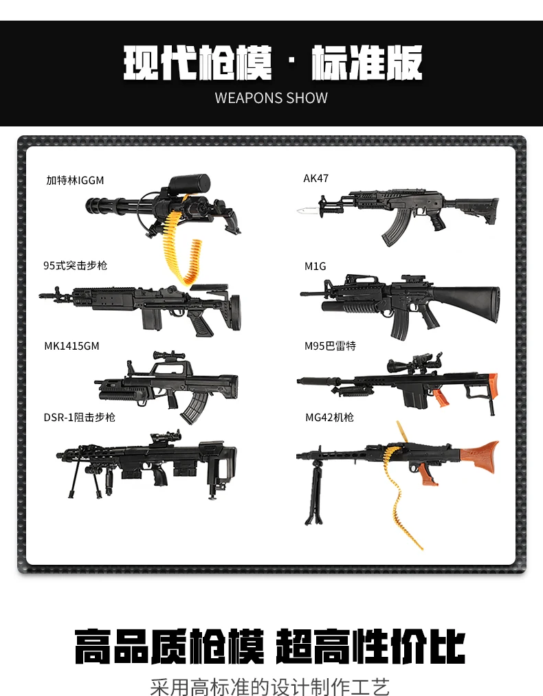 8-Model Firearm Display Set for Collectors 5 8-Model Firearm Display Set for Collectors - Image 5