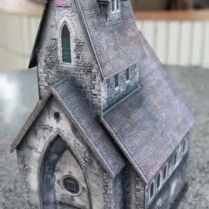 Medieval Cathedral Paper Model 1/87 Scale 14 Sb38b06d3500446419f85b4b1fc9e7e26Z