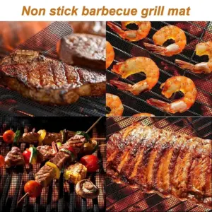 Non-Stick Nylon Grill Mat 40x30cm 11 Sb3a408d743444ff78dd38cca7235d28ey