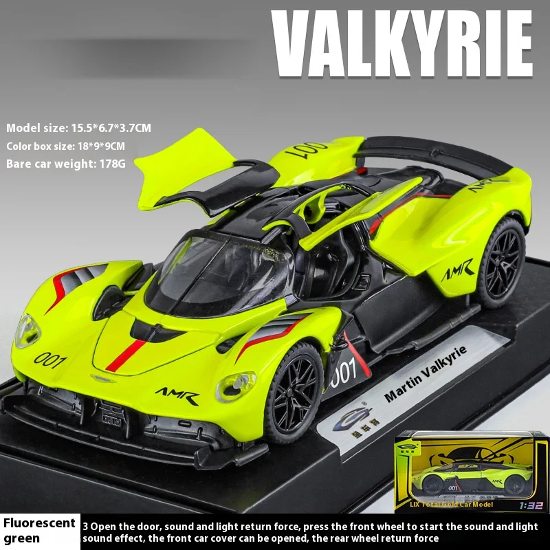 Vibrant 1:32 Valkyrie Racing Car Model 7 Vibrant 1:32 Valkyrie Racing Car Model - Image 7