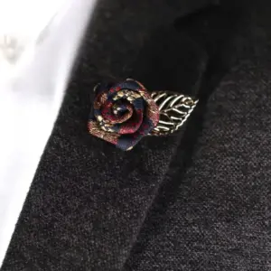 Vintage Fabric Rose Brooch for Elegant Style 13 Sb3f47c986b8b4bcba7d83684610b0715B