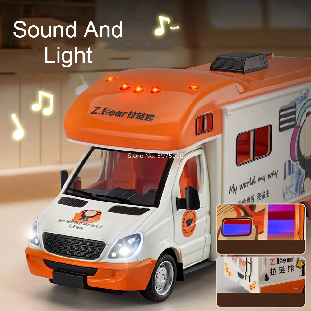 Vibrant 1:32 Alloy Cartoon Bear RV Model 2 Vibrant 1:32 Alloy Cartoon Bear RV Model - Image 2