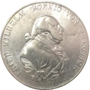 Vintage 1791 German Thaler Replica Coin