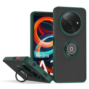 Xiaomi Redmi A3 Matte Shockproof Case with Ring Stand 17 Sb4177ca4568745f5a8fb1718e6c07068I