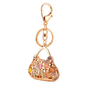 Metal Handbag Keychain with Pastel Stones 11 Sb41c025e955041c7afc8cf01f7d09ce75