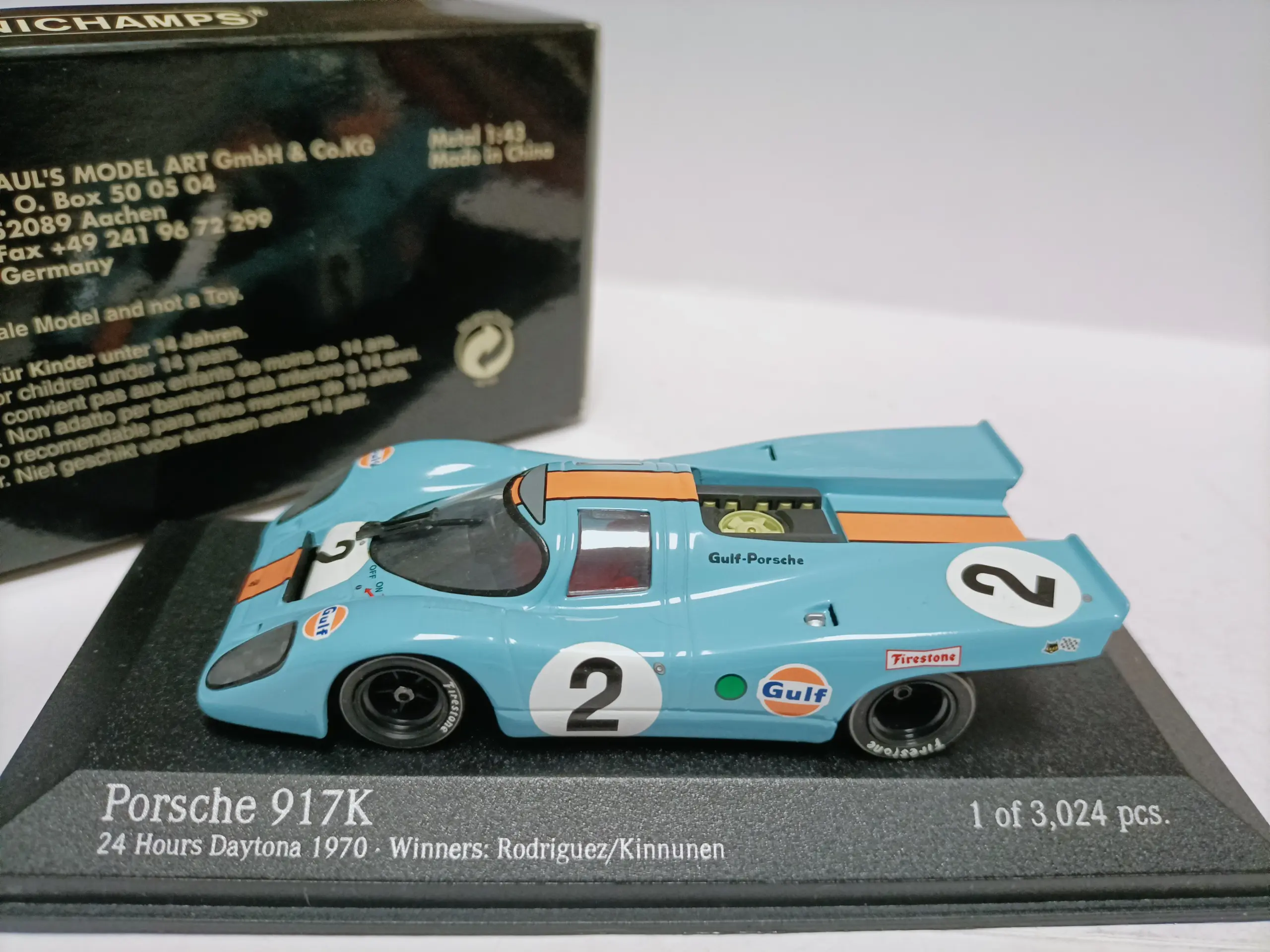 1973 Porsche 911 Carrera RSR Diecast Model 1:43 Scale 2 1973 Porsche 911 Carrera RSR Diecast Model 1:43 Scale - Image 2