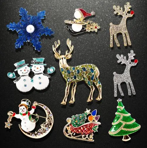 Festive Christmas Brooch Collection 2 Festive Christmas Brooch Collection - Image 2