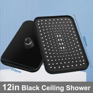 12-Inch Rectangular Rainfall Shower Head in Chrome 17 Sb4a2ac9530fe43258fecfa53a47c1c71K