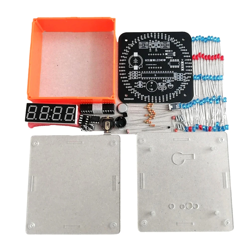 Digital Clock DIY Kit with LED Display 2 Digital Clock DIY Kit with LED Display - Image 2
