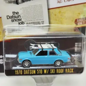 1970 Datsun 510 Scale Diecast Model in Blue 7 Sb4ea19adf7344690b768cd4c3f310d2b4